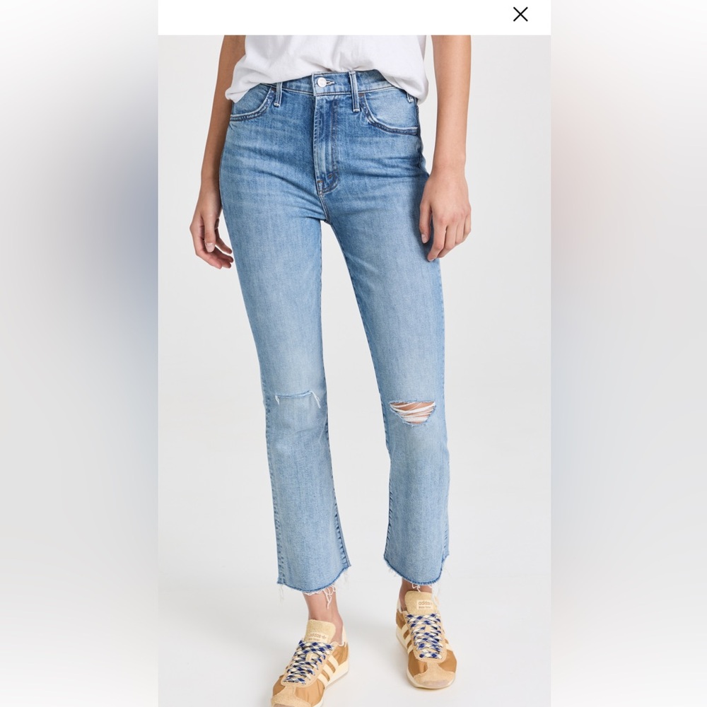 MOTHER jeans - Hustler Ankle Fray